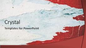  Presentation with posters - Slide set with paper - old posters grunge textures background and a sky blue colored foreground