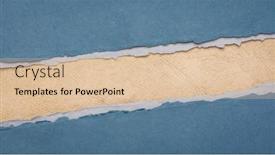  Presentation with banner blue - Audience pleasing PPT layouts consisting of paper-abstract-in-blue backdrop and a lemonade colored foreground