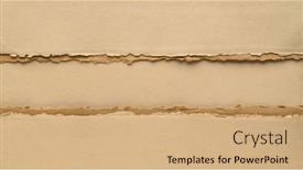  Presentation with web - Presentation design having paper-abstract-in-earth-tones background and a coral colored foreground