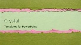  Presentation with pink green - PPT layouts with paper-abstract-in-green background and a soft green colored foreground