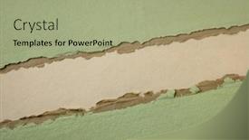  Presentation with abstract light brown - Beautiful presentation theme featuring paper-abstract-in-light-green backdrop and a mint green colored foreground