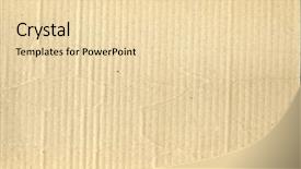  Presentation with corrugated cardboard - Audience pleasing slides consisting of paper abstract texture background corrugated backdrop and a lemonade colored foreground