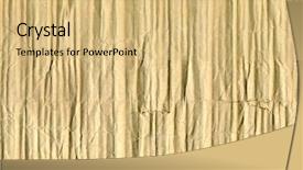  Presentation with corrugated cardboard - Slides enhanced with paper abstract texture background corrugated background and a yellow colored foreground