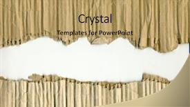  Presentation with corrugated cardboard - Amazing theme having paper abstract texture background corrugated backdrop and a yellow colored foreground