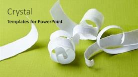  Presentation with paper - Beautiful slide deck featuring paper-background-for-artists backdrop and a yellow colored foreground