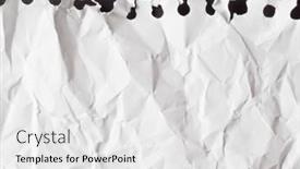  Presentation with black paper - Amazing PPT theme having paper-background-isolated-on-black backdrop and a white colored foreground