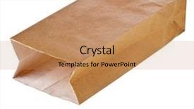  Presentation with paper bag - PPT layouts having paper bag isolated on white background and a  colored foreground