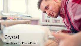  Presentation with paper imaging - Colorful slide set enhanced with paper bag next to apparatus backdrop and a lemonade colored foreground