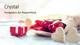  Presentation with paper bag vs plastic bags - Cool new slides with paper bag with a gift backdrop and a cream colored foreground