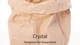  Presentation with paper bag - Colorful presentation theme enhanced with paper bag backdrop and a lemonade colored foreground