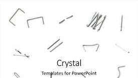  Presentation with needle - Slide deck consisting of paper clip - all existing forms of staple background and a white colored foreground