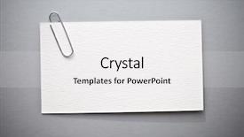  Presentation with blank - Beautiful presentation theme featuring paper clip - blank white cards with paperclip backdrop and a white colored foreground