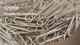  Presentation with paper clip notes - Cool new presentation theme with paper clips to white background backdrop and a gray colored foreground
