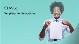  Presentation with afro - Beautiful presentation featuring  backdrop and a  colored foreground