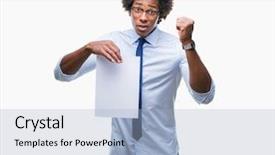  Presentation with afro - Amazing presentation theme having  backdrop and a  colored foreground