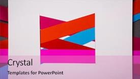  Presentation with cut - Theme having paper cut of modern design template can be used for business design and website templates cutout lines and numbers background and a coral colored foreground