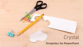  Presentation with butterfly - PPT theme enhanced with paper-cut-out-butterfly background and a lemonade colored foreground