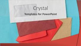  Presentation with envelope - Cool new theme with paper-envelope-on-a-light backdrop and a light gray colored foreground