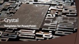  Presentation with vintage letter - Slides having paper industry - background of vintage wooden print background and a dark gray colored foreground