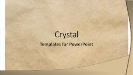  Presentation with old paper - Presentation theme with paper isolated on white background background and a lemonade colored foreground