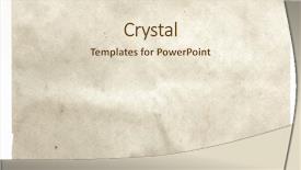  Presentation with old paper - PPT theme featuring paper isolated on white background background and a lemonade colored foreground