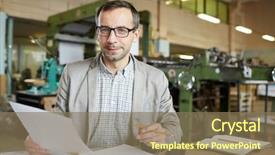  Presentation with technical - Slide set consisting of paper looking through technical background and a  colored foreground