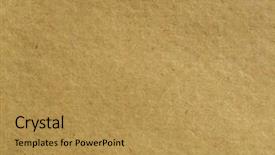  Presentation with brown paper sack - Cool new PPT layouts with paper material texture soft pastel backdrop and a  colored foreground