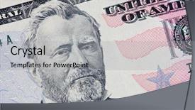  Presentation with 20 dollar bill - Slide deck featuring paper money - us fifty 50 dollar bill background and a light gray colored foreground