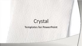  Presentation with napkin - Slide deck consisting of paper napkin isolated on white background and a sky blue colored foreground