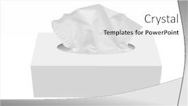  Presentation with napkins - Theme featuring paper-napkins-in-a-box background and a white colored foreground
