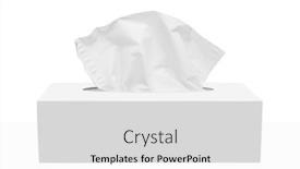  Presentation with napkins - Presentation enhanced with paper-napkins-in-a-box background and a light gray colored foreground