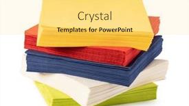  Presentation with napkins - Presentation featuring paper-napkins-isolated-on-white background and a  colored foreground