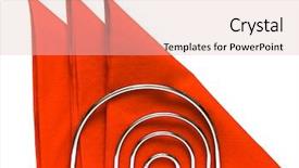  Presentation with napkins - Presentation design with paper napkins on white background background and a lemonade colored foreground