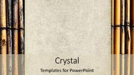  Presentation with bamboo paper - Cool new theme with paper on real bamboo wood fence backdrop and a lemonade colored foreground