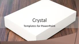  Presentation with white blank notebook silver - Colorful slides enhanced with paper packaging - blank white box mock up backdrop and a cream colored foreground