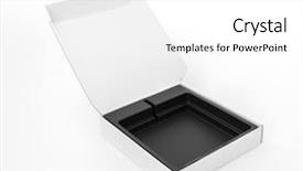  Presentation with blank - Audience pleasing PPT theme consisting of paper packaging - blank white box mock up backdrop and a white colored foreground