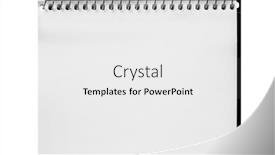  Presentation with notebook paper - PPT layouts consisting of paper-page-notebook-isolated background and a white colored foreground