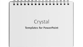  Presentation with notebook paper - Presentation theme having paper-page-notebook-isolated background and a white colored foreground