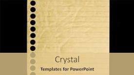  Presentation with notebook page - Presentation theme featuring paper-page-notebook-isolated background and a lemonade colored foreground