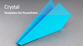 Presentation with paper-planes - Presentation theme with paper-planes-on-the-background and a gray colored foreground