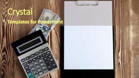  Presentation with paper boat children play - Presentation theme featuring paper plate money and black background and a tawny brown colored foreground