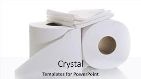  Presentation with roll - Colorful presentation design enhanced with paper roll - close-up image of tomatoes backdrop and a light gray colored foreground