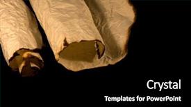  Presentation with scroll paper - Beautiful presentation featuring paper scroll backdrop and a black colored foreground