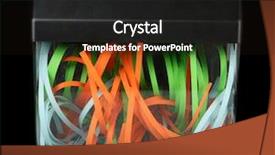  Presentation with shredder - PPT theme consisting of paper shredder machine isolated background and a wine colored foreground