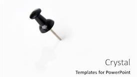  Presentation with stuck - PPT theme having paper-stuck-in-white background and a white colored foreground