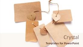  Presentation with price - Presentation featuring paper-tag-price-collection-isolated background and a lemonade colored foreground