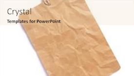  Presentation with price - Slide deck having paper-tag-price-isolated background and a lemonade colored foreground