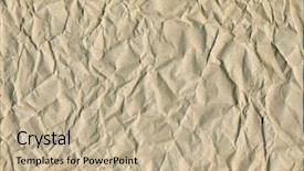  Presentation with old brown paper texture - Cool new presentation with paper texture brown wrinkle recycle backdrop and a mint green colored foreground