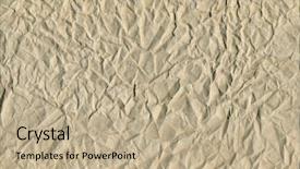  Presentation with old brown paper texture - Slides consisting of paper texture brown wrinkle recycle background and a coral colored foreground