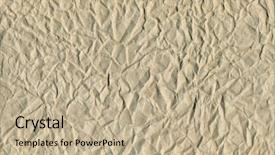  Presentation with old brown paper texture - Beautiful PPT theme featuring paper texture brown wrinkle recycle backdrop and a mint green colored foreground